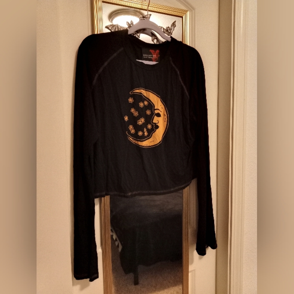 Killstar Long Sleeve Crop Top